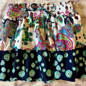 Floral Paisley Kids Skirt